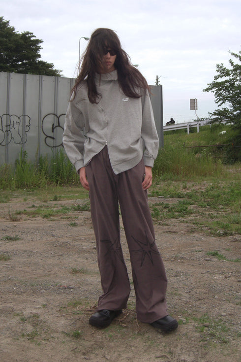 Mayte × Cycle ECHO STAR PANTS -BROWN-